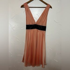 XXI Sleeveless Party Dress w/Sheer Overlay Size L